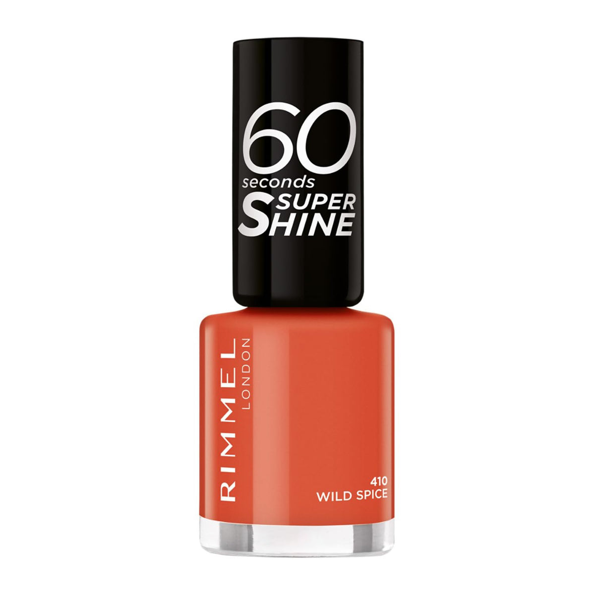 Rimmel 60 Seconds Super Shine Nail Polish, 740 Clear, Quick-Dry Nail Polish, Ultra-Shiny Finish, Easy to Apply, Vibrant Colour, Long-Wearing, Improved Formula, Vegan, 8ml