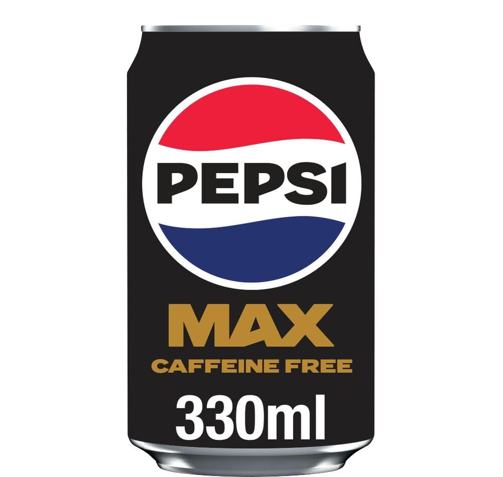 Pepsi Max Caffeine Free Cola | 330ml Can | 24 Pack