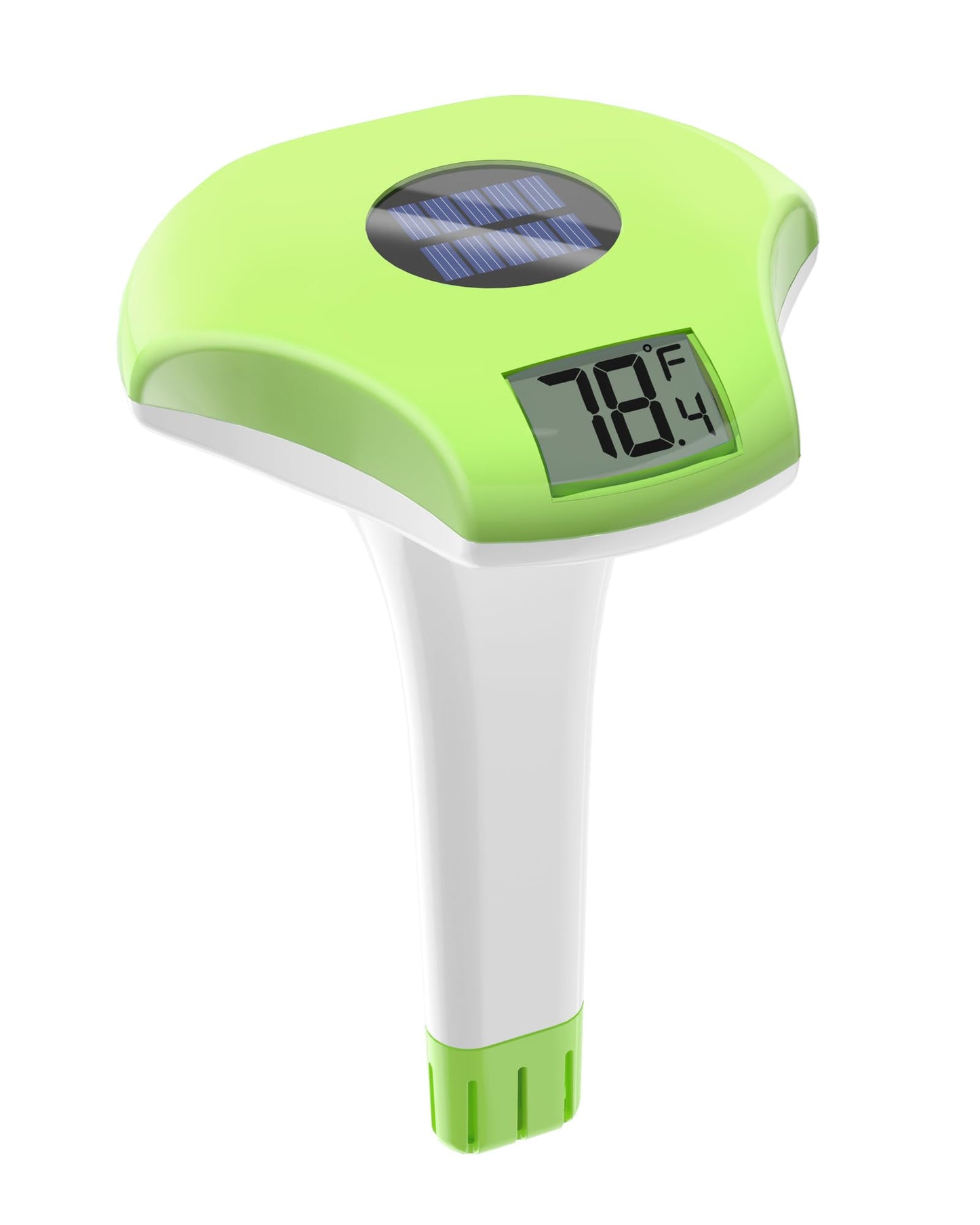 BALDR Solar Pool Thermometer Floating, with LCD Large Digital Display Easy to Read,IPX-8 Waterproof&Environment-Friendly Water Temperature Thermometer Suit for Swimming Pool, Ice Bath, Jacuzzi Hot Tub