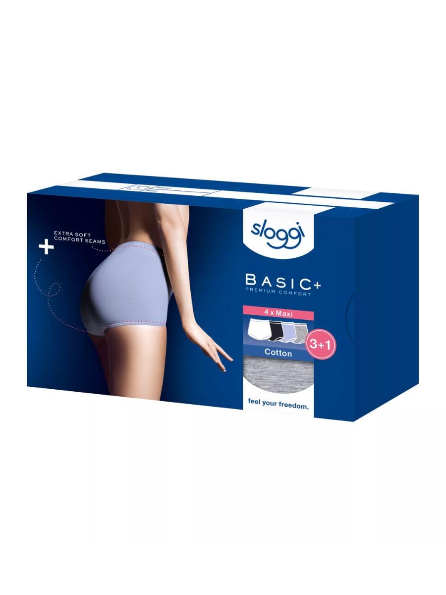 Sloggi Women's Basic+ Maxi 4p Briefs (pack of 4)