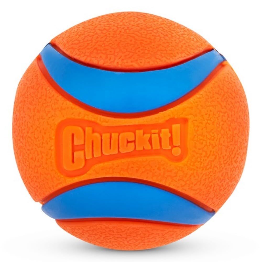 Chuckit! Ultra Ball, Durable High Bounce Rubber Dog Ball, Launcher Compatible, 2 Pack, Medium