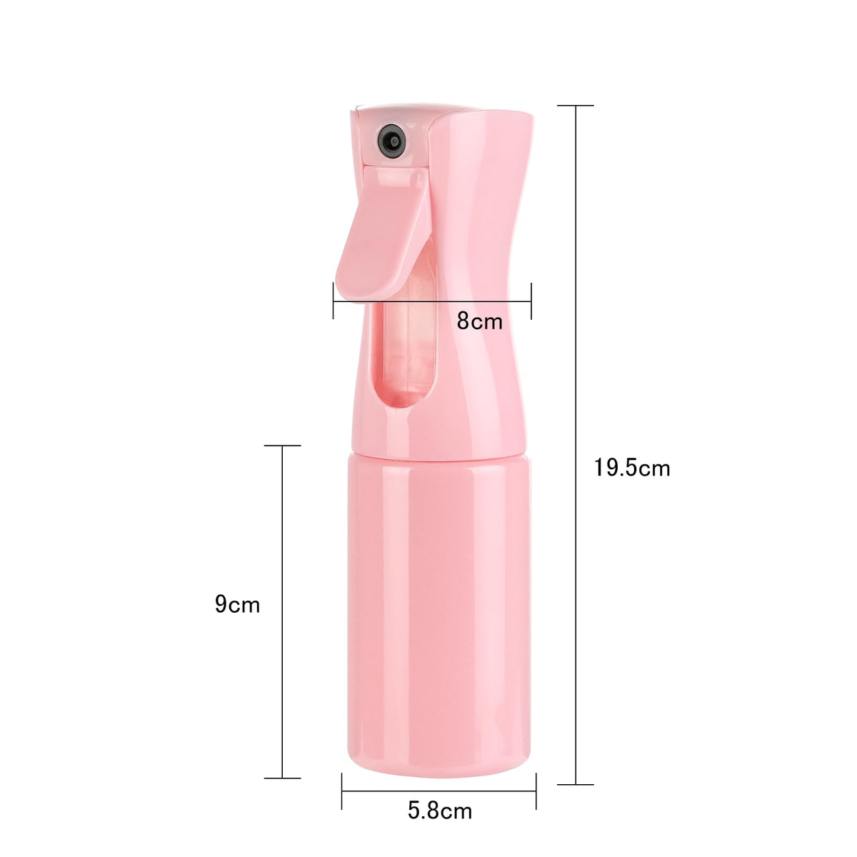 Spray Bottles Continuous Ultra Fine Mist Empty Water Bottles Hairdresser Spray Bottles Salon Hairdresser Hair Tool Water Sprayer (200ML, Mint Green)