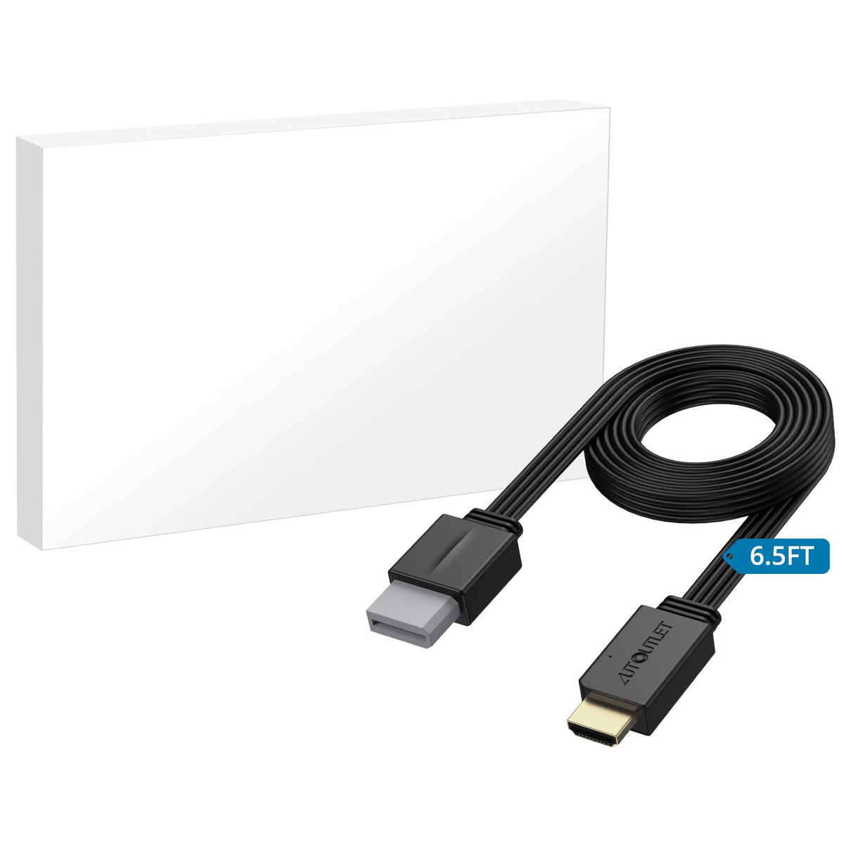 AUTOUTLET Wii to HDMI Converter 1080P 5ft/150 cm for Full HD Device, Adapter with HDMI Male Cable Output Compatible with Nintendo Wii, Wii U, HDTV, Monitor-Supports All Wii Display Modes