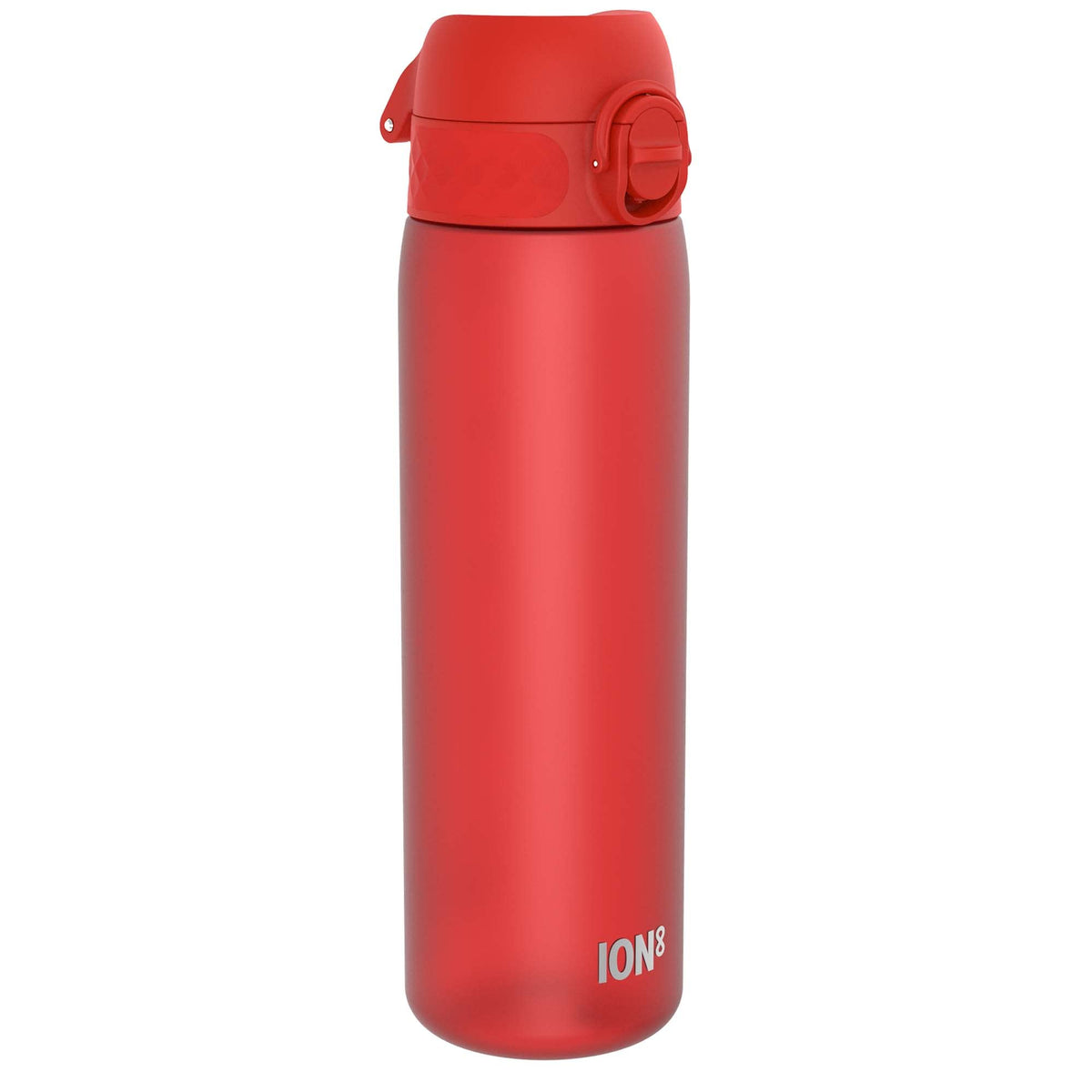 Ion8 Water Bottle, 500 ml/18 oz, Leak Proof, Easy to Open, Secure Lock, Dishwasher Safe, Hygienic Flip Cover, Carry Handle, Fits Cup Holders, Easy Clean, Hot Pink