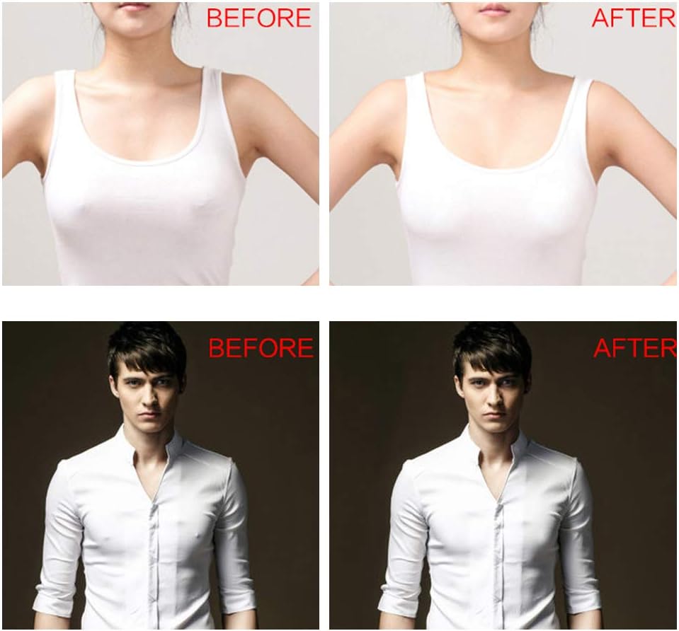 2 Pairs Silicone Nipple Covers Pasties Invisible Reusable Adhesive for Party Dress