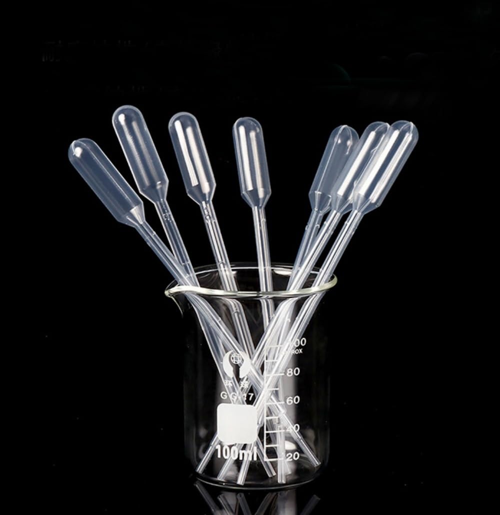 4ML Plastic Dessert Pipette Mini Pipette Cupcake Pipettes 4ml Squeeze Liquid Dropper Injector Transfer Pipette (4ml-40Pcs)
