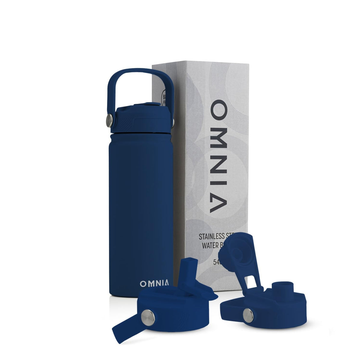 Vacuum Insulated Stainless Steel Water Bottle, 2 Lids (Straw & Spout) Leakproof, BPA-Free, Reusable Flask Ideal for Travel and Outdoors (Gradient Purple - 750 ml)