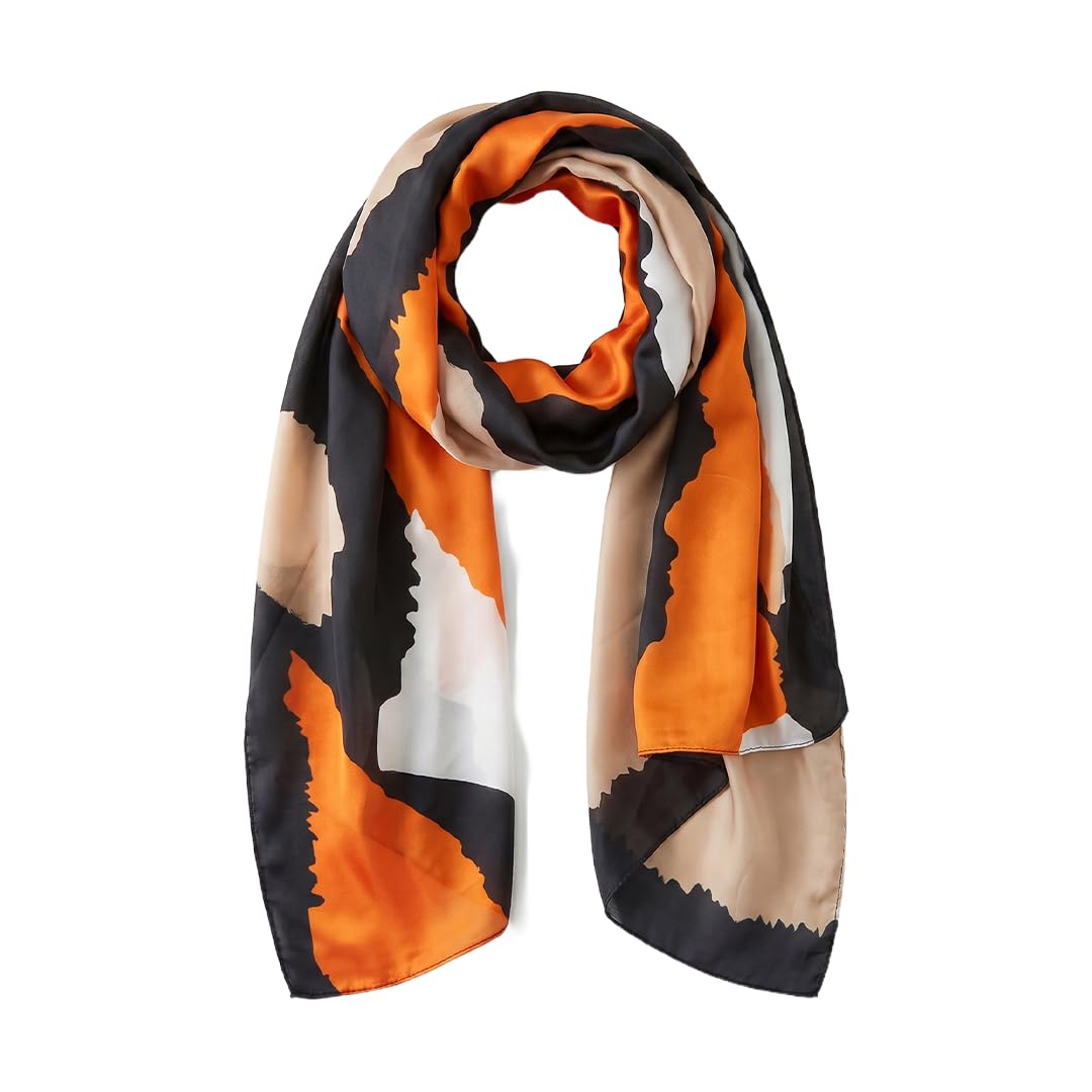 Trillion London® Silk Shawl Birthday Gifts for Women - Designer Silk Scarf