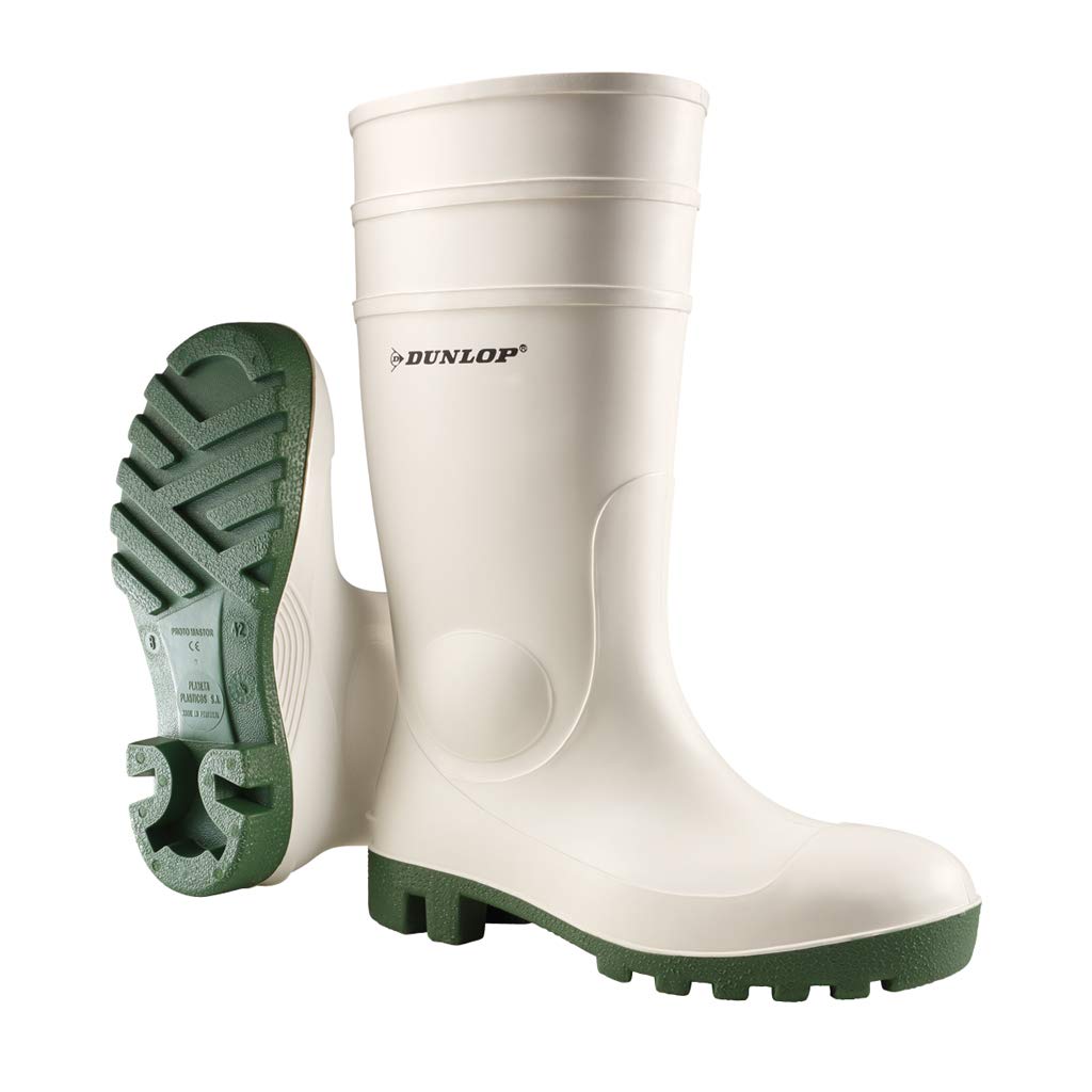 DUNLOP Pricemastor – Classic Waterproof Wellies for Men and Women – Lightweight and CE Certified – Durable PVC Wellies for Work & Leisure – Black – UK Sizes 2.5 to 13