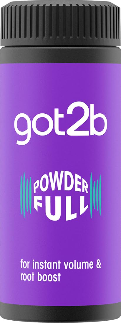 got2b POWDERful Volumising Styling Powder 10 g, Natural Hold, Powder Hair Styling, Volumising Styling Hair Powder, Instant Volume from the Roots, Vegan Formula