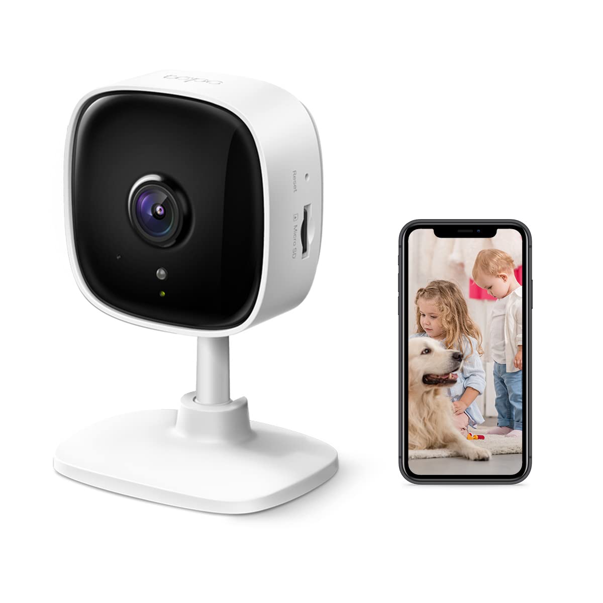 Tapo C110 2K 3MP Indoor Security Camera Pet Camera Dog Camera