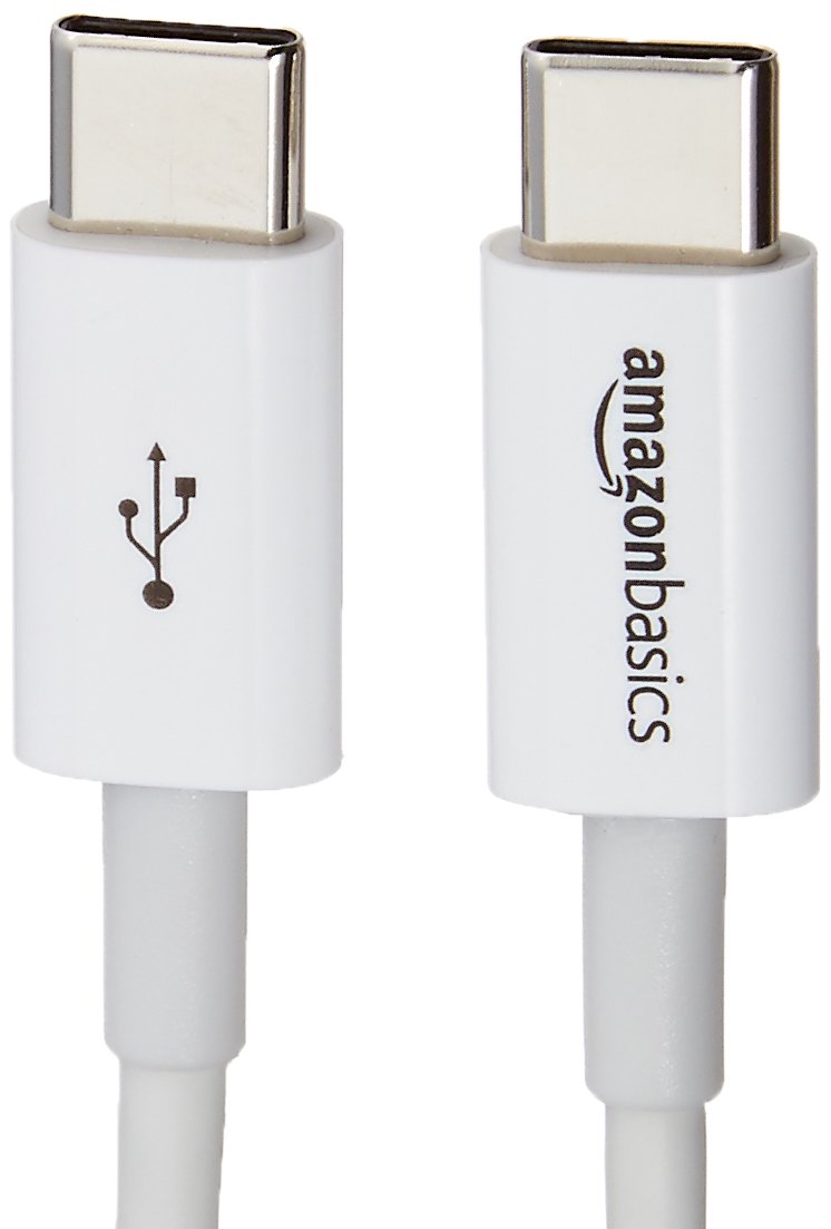 Amazon Basics USB-C to USB-C 2.0 Fast Charger Cable, 480Mbps Speed, USB-IF Certified, for Apple iPhone 16/15, iPad, Samsung Galaxy, Tablets, Laptops, 0.9 m, Black