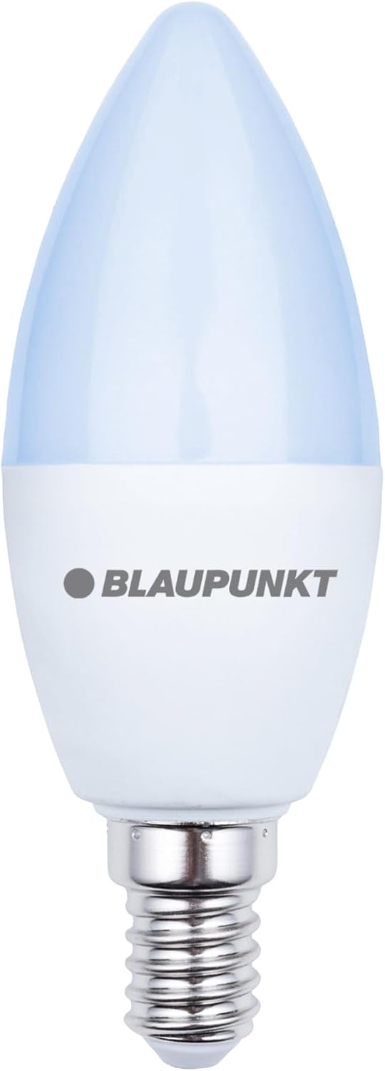 Blaupunkt E14 LED Light Bulb Candle Shape – 10W (Equivalent to 80W - 100W), 820 Lumens, 4000K Neutral White LED – Non‑Dimmable, E14 Screw Base, Energy‑Efficient Home Lighting – Pack of 1