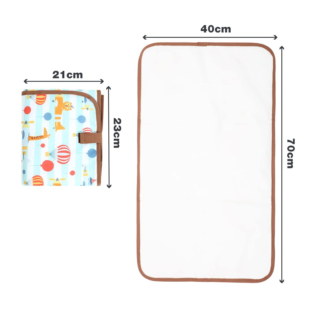 Lekebaby Foldable Travel Changing Mat Portable Baby Change Mat, Grey