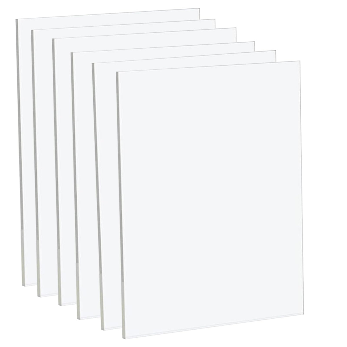 A4 Clear Acrylic Sheets - 210mm x 297mm x 6mm Clear Plastic Acrylic Sheet, Transparent Plastic Sheet Panels for Decoration, Display, Picture Frame, Painting