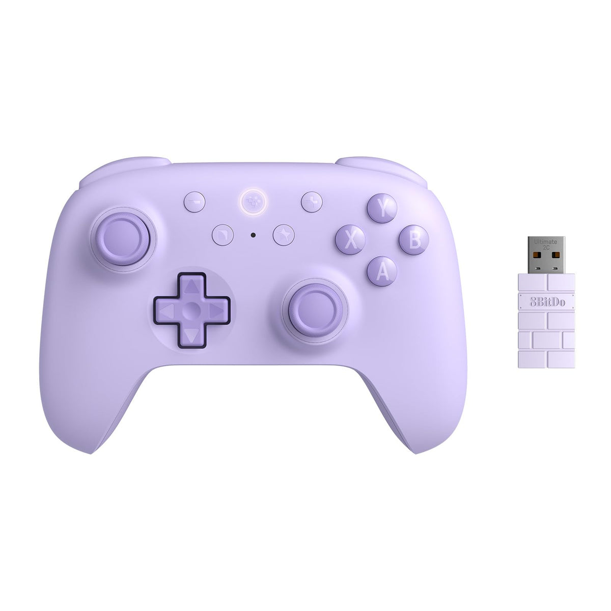 8Bitdo Ultimate 2C Wireless Controller for Windows PC and Android, with 1000Hz Polling Rate, Hall Effect Joysticks and Hall Triggers, and Remappable L4/R4 Bumpers (Peach)