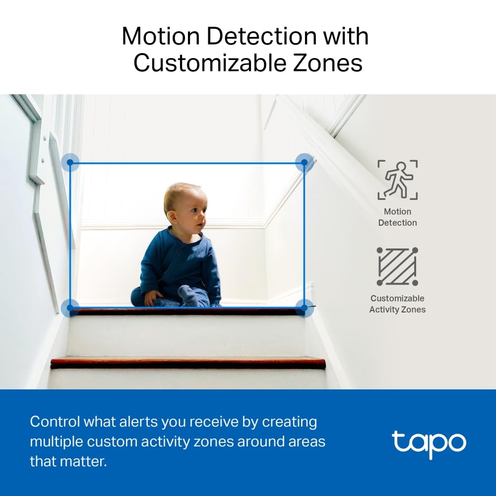 Tapo C200 Full HD Pan/Tilt Indoor Security Camera Pet Camera House Security