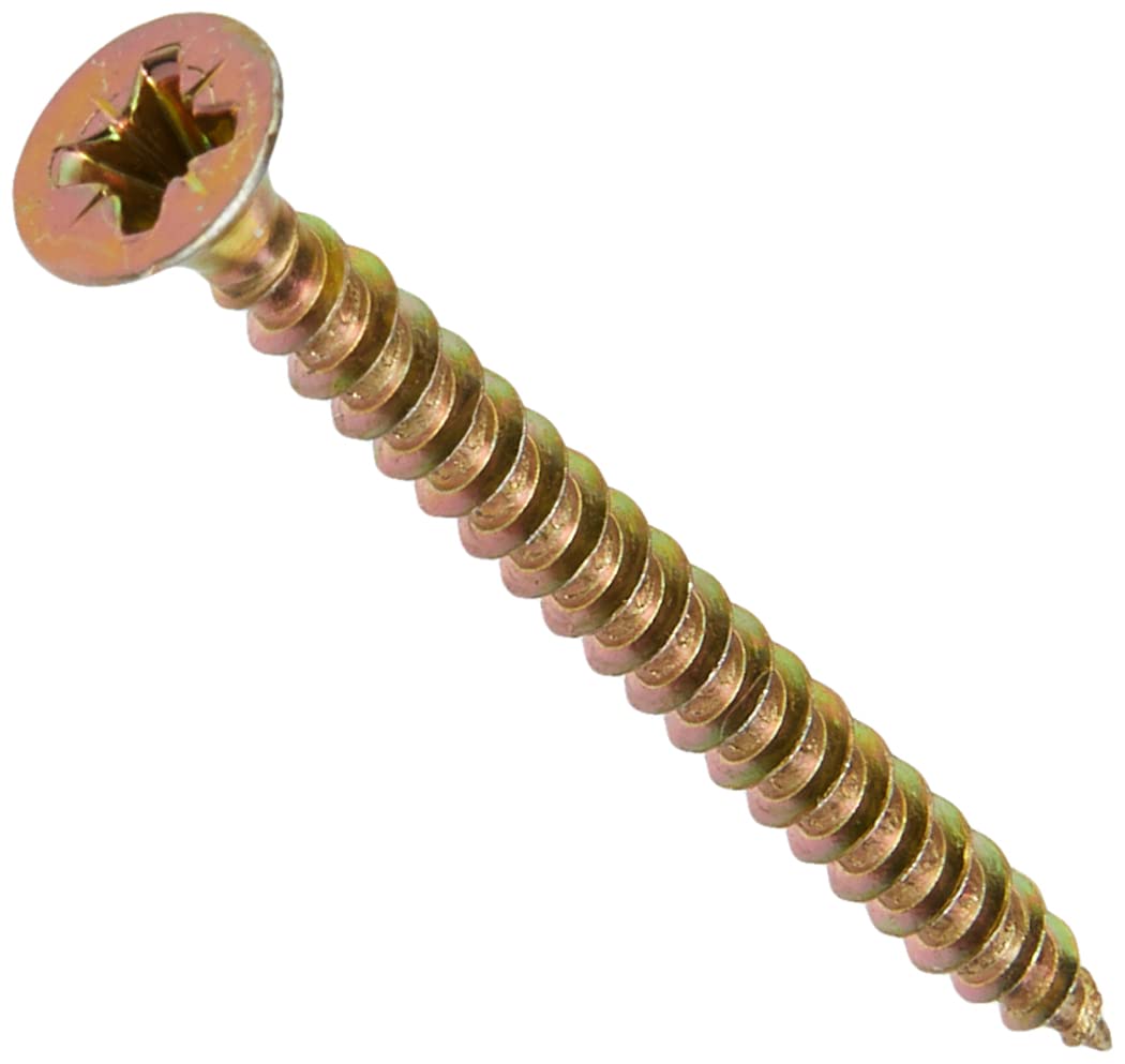 ForgeFix Multi-Purpose Single Thread Screws | 3.5 x 40mm | Zinc | Box 200