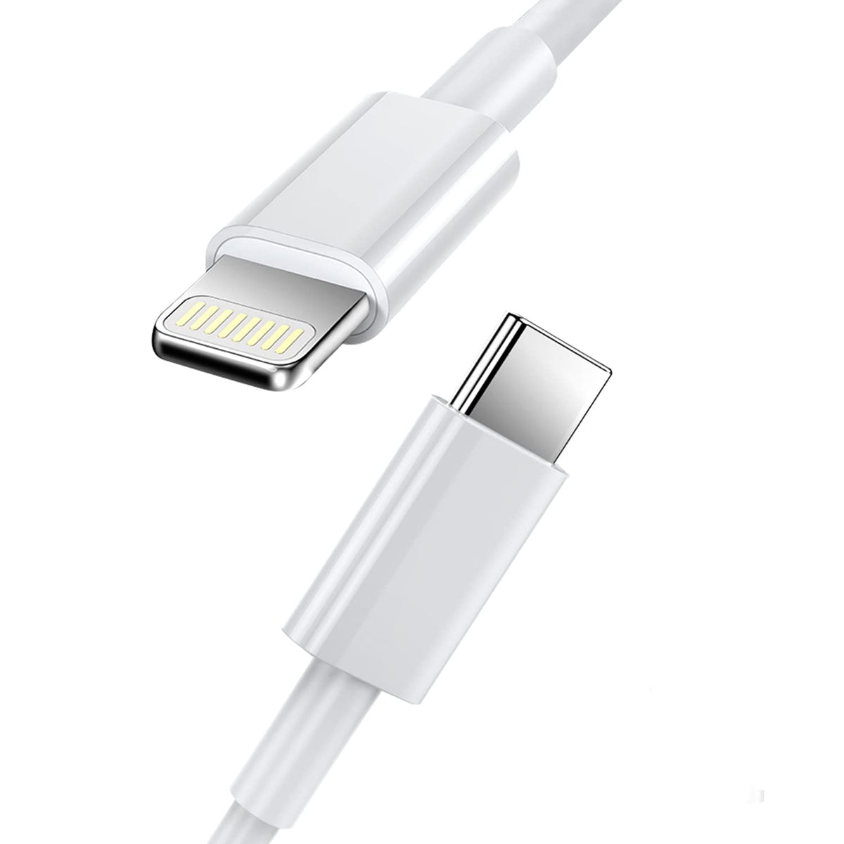 USB C to Lightning Cable 1M+1.8M [Apple MFi Certified] iPhone Charger Cable