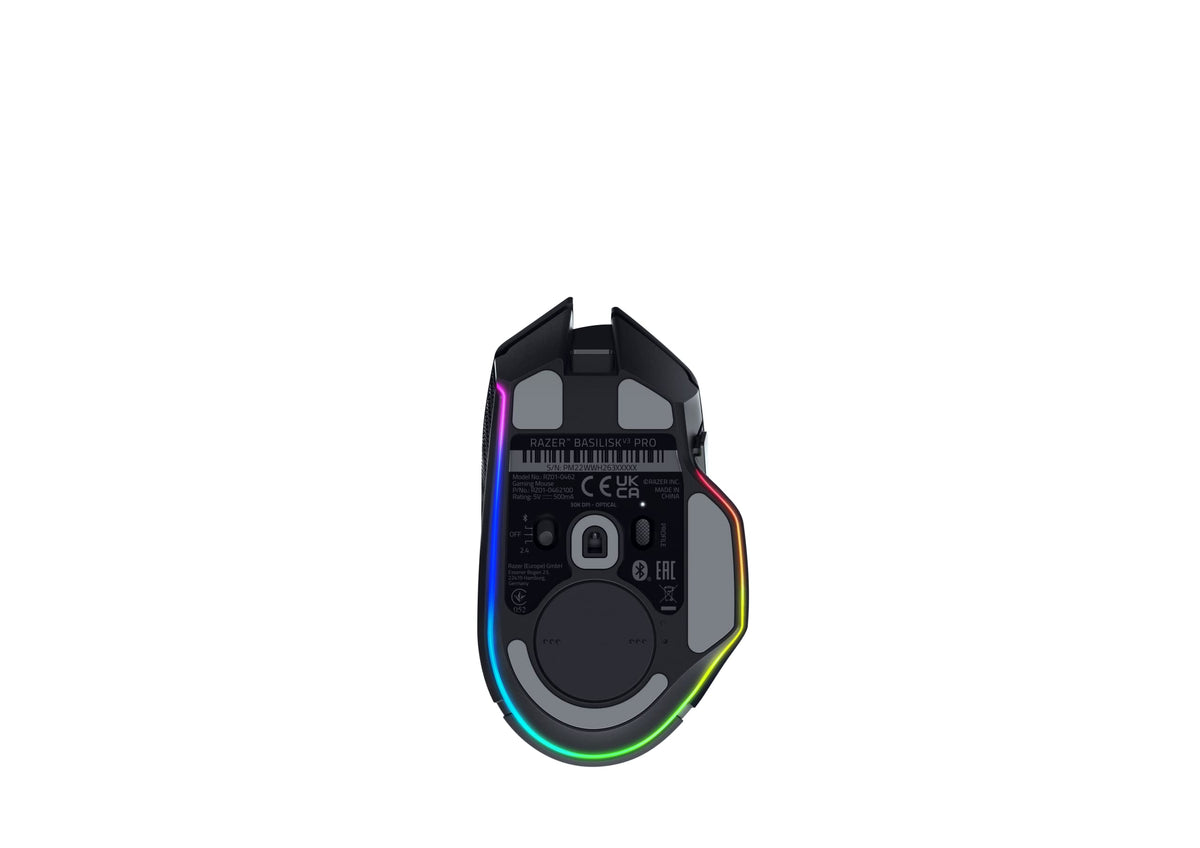 Razer Basilisk V3 - Wired Customisable Gaming Mouse (10+1 Programmable Buttons, HyperScroll Tilt Wheel, 11 Chroma RGB Lighting Zones, Optical Mouse Switches, Focus+ 26K DPI Optical Sensor) Black