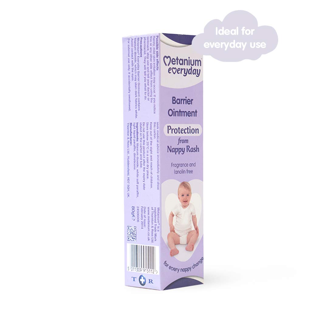 Metanium Everyday Barrier Ointment, Nappy Rash Protection, 40g Tube