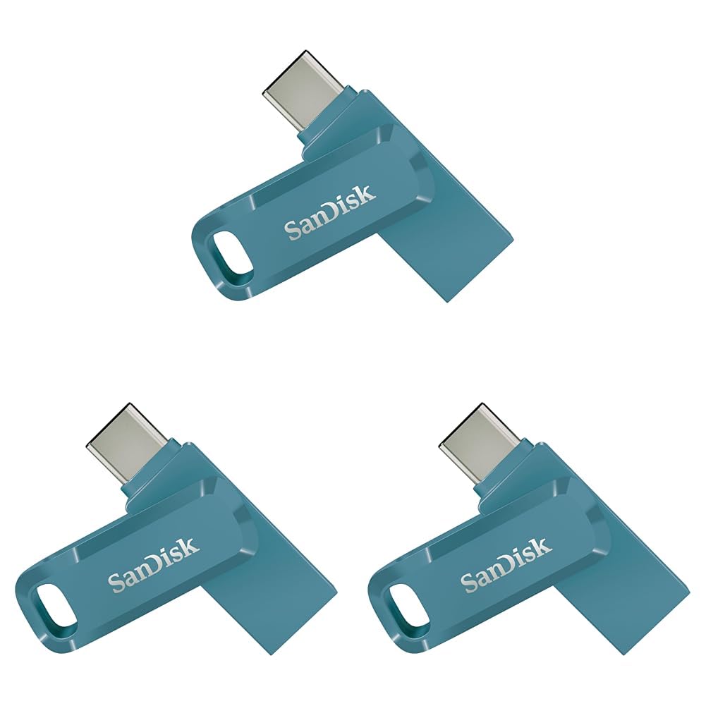 SANDISK Ultra Dual Drive Go 128GB, USB-C & USB-A, Up to 400MB/s Read Speeds