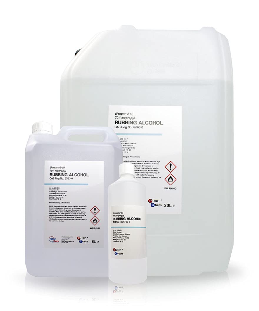 Isopropyl Alcohol, 70% Rubbing Alcohol 2x1L