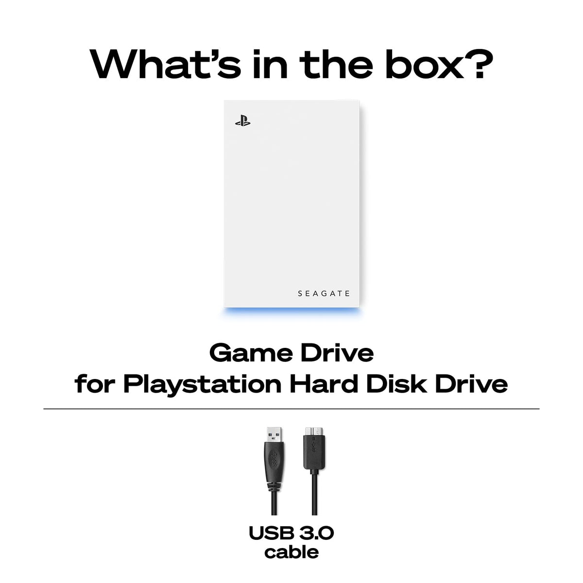 Seagate 2TB Game Drive for PlayStation | USB 3.0 (STLV2000202)