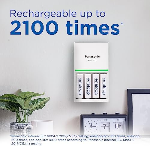eneloop Rechargeable AAA Batteries (8 Pack) 800 mAh NiMH