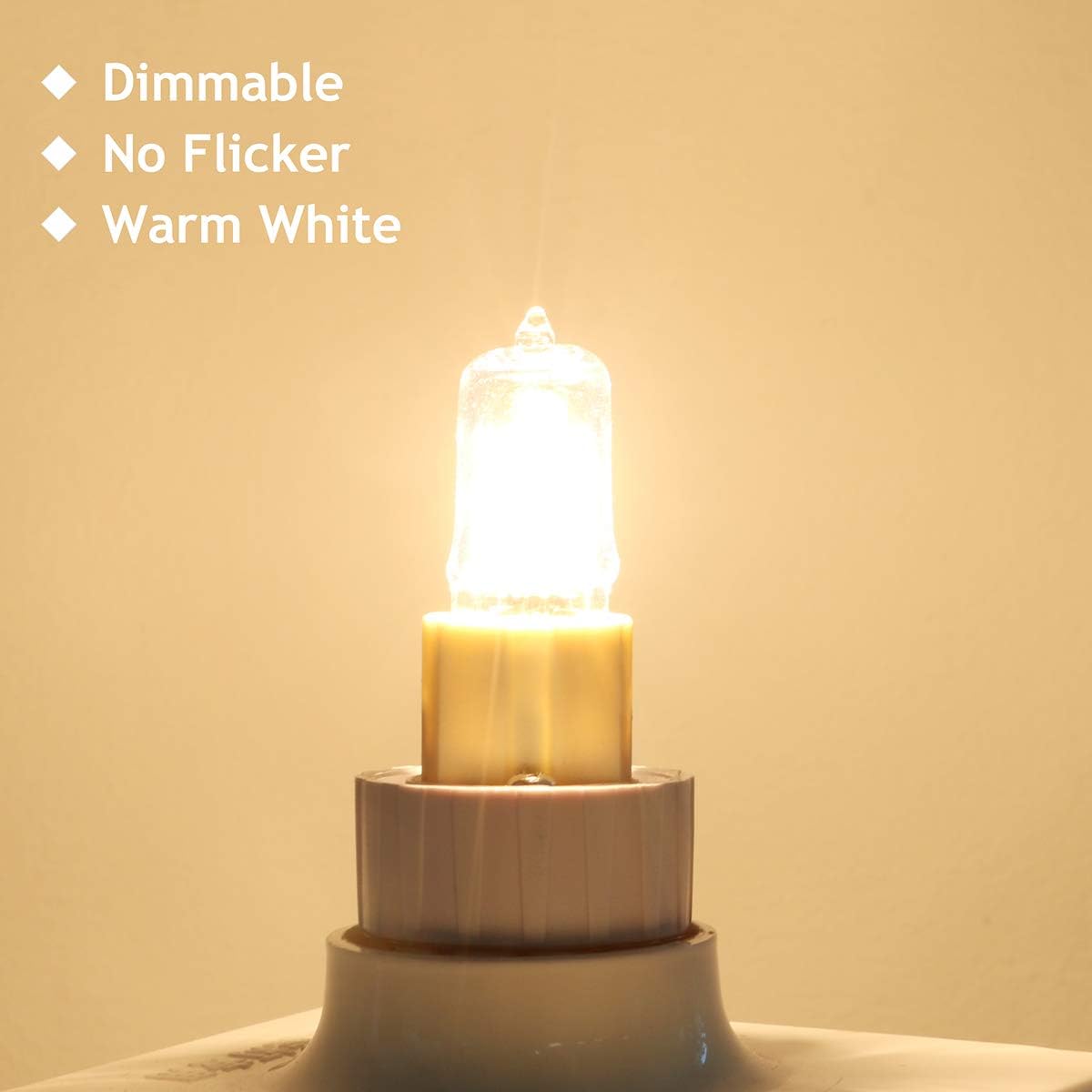 GMY G9 Halogen Bulbs 28W (29W) 230V 320Lm 2800K Warm White Dimmable Light Bulb for Ceiling Light 10 Pack