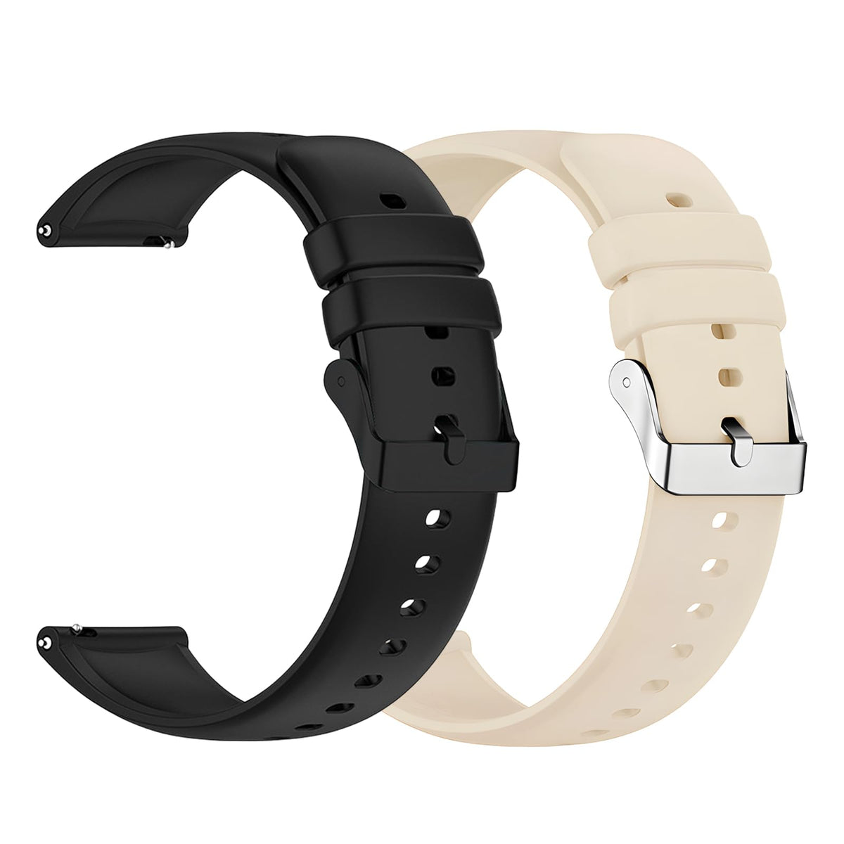 Silicone Strap,Quick Buckle Waterproof Soft Strap,Watch strap