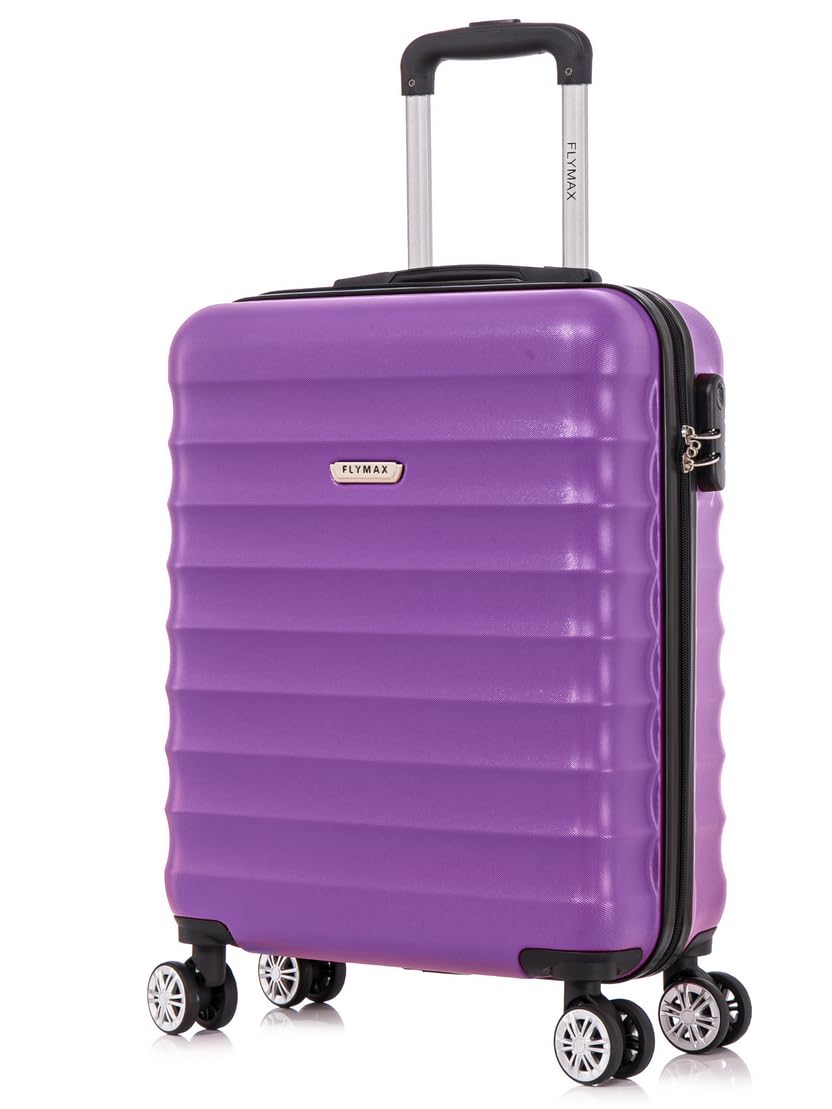 FLYMAX 55x40x20 Ryanair Cabin Bag Hand Luggage Lightweight Suitcase Approved Carry on Luggage Case 2.5KG 40L Royal