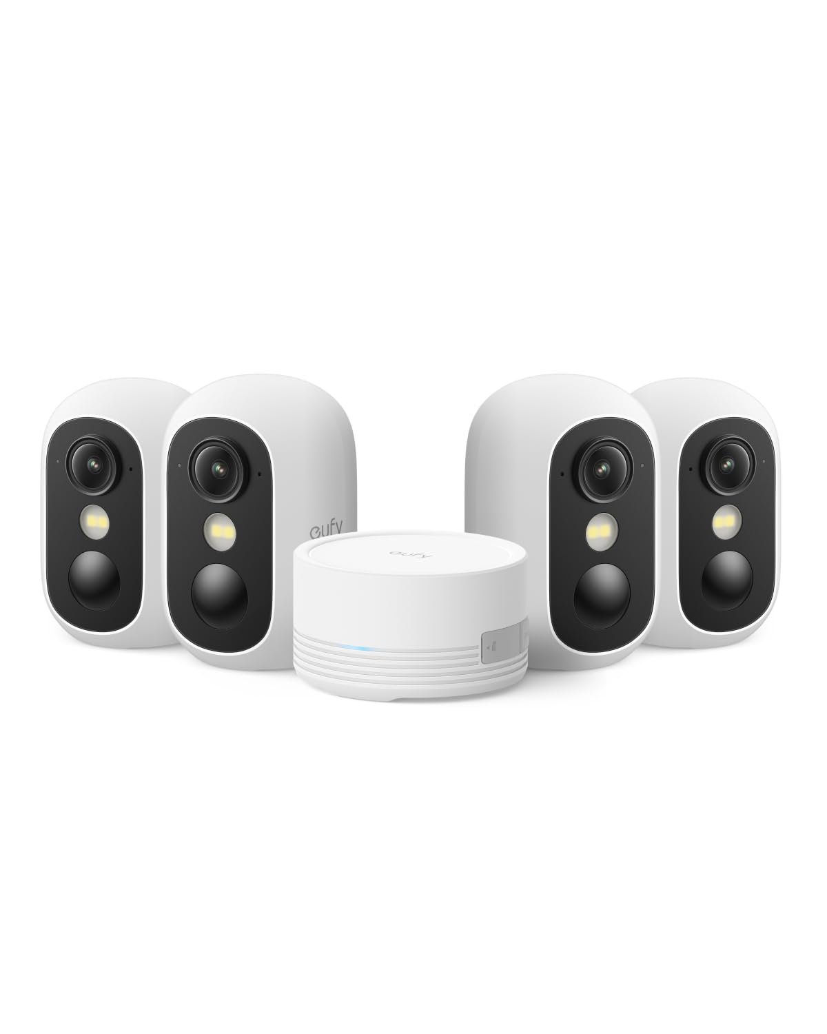 eufy Security Camera Outdoor Wireless,eufyCam C35 2 Pack with HomeBase Mini