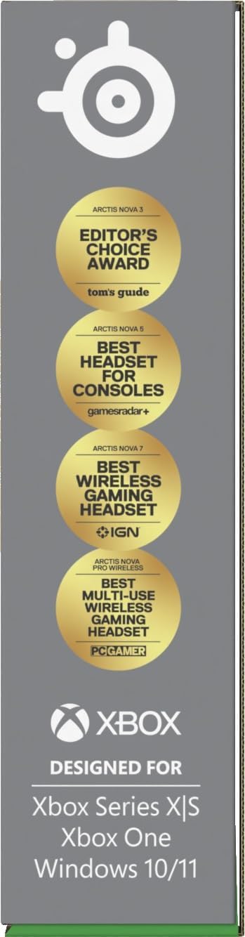 SteelSeries Arctis Nova 3X Wireless - Xbox Headset - Gaming Headset - Mobile App Control - 40 HR Battery with fast charging - Compatible with Xbox, PC, Switch and more - 2.4GHz/Bluetooth - Lavender