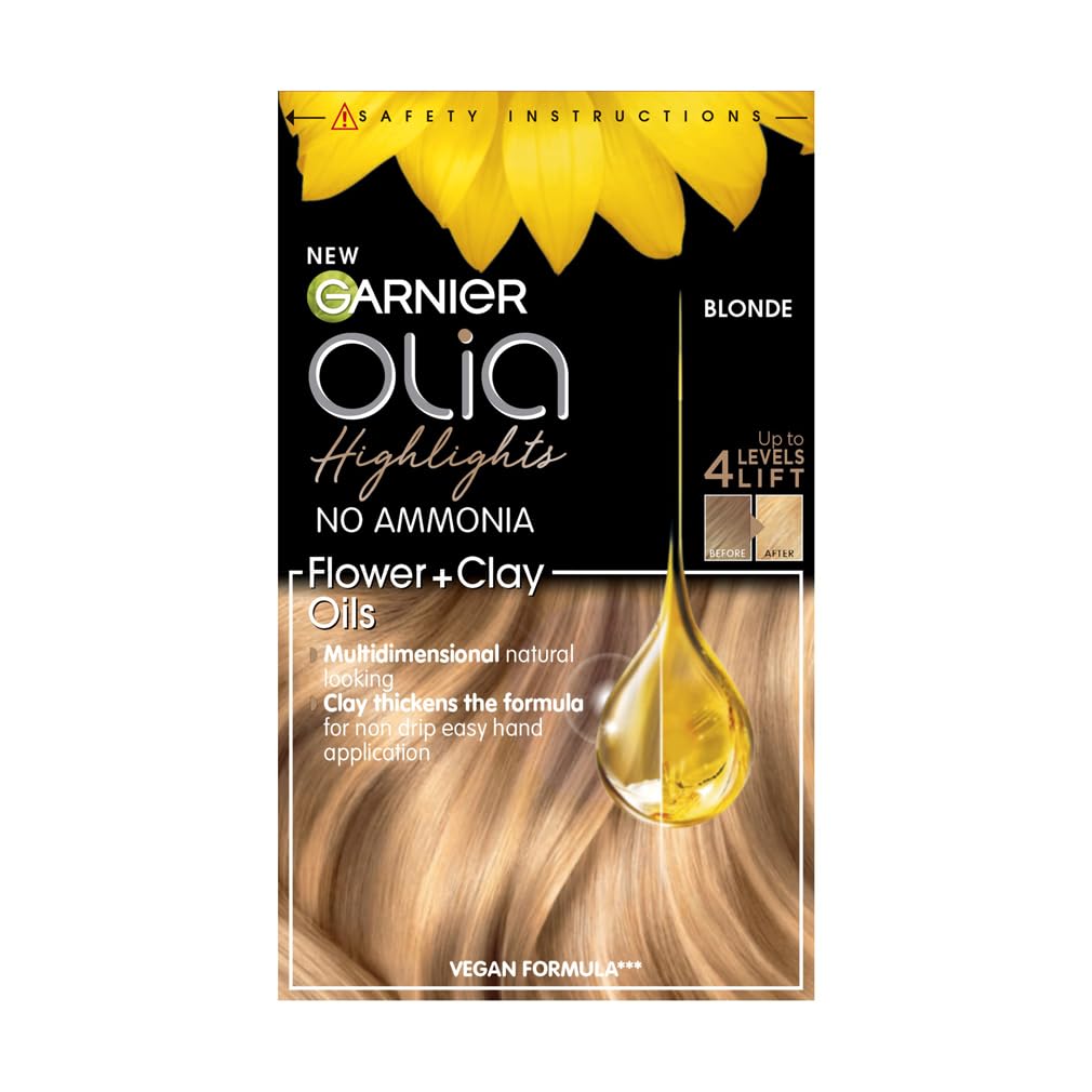 Garnier Olia Luminous Long-Lasting Permanent Hair Colour, 5.0 Brown