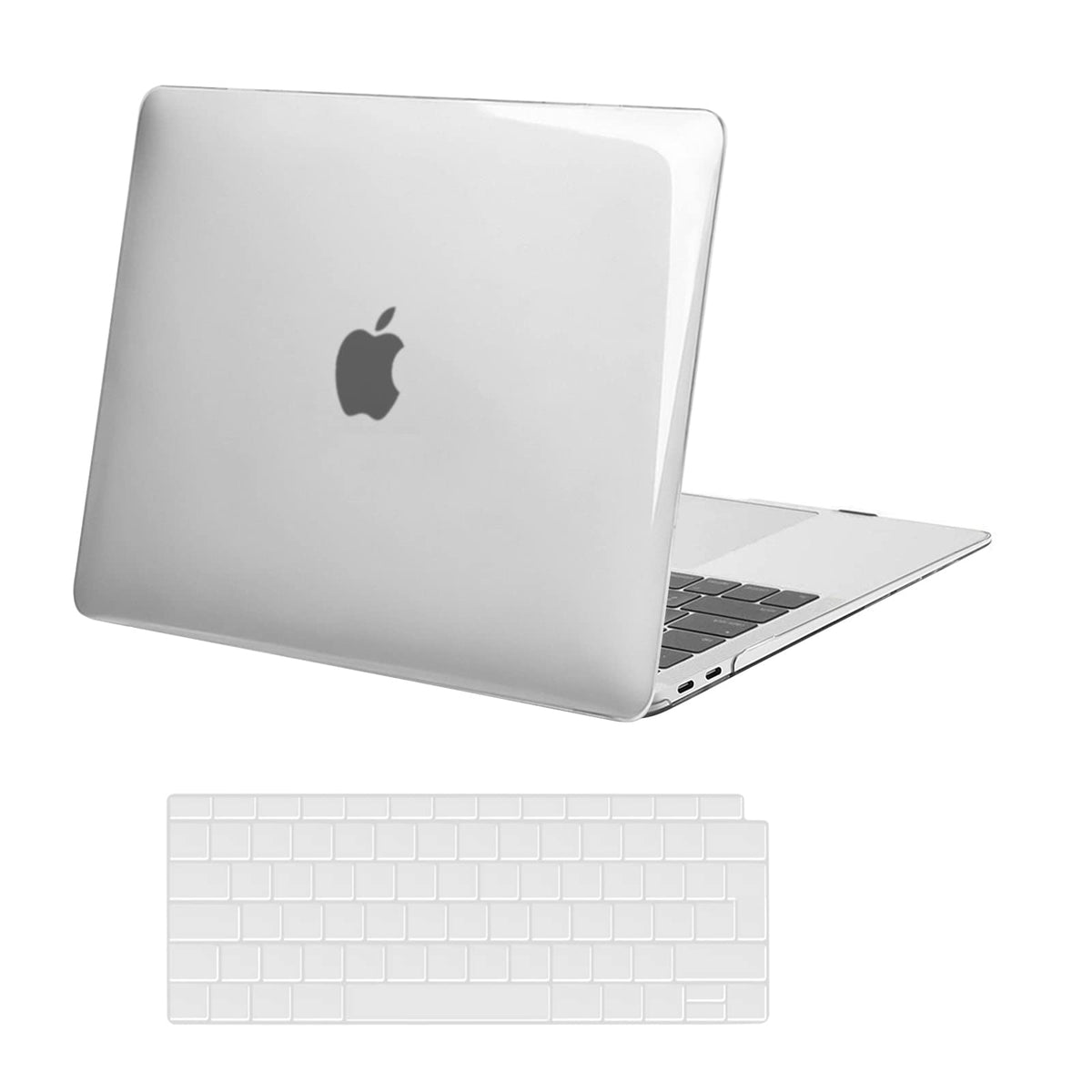 MOSISO Compatible with MacBook Air 13 inch Case M5-M2, Crystal Clear