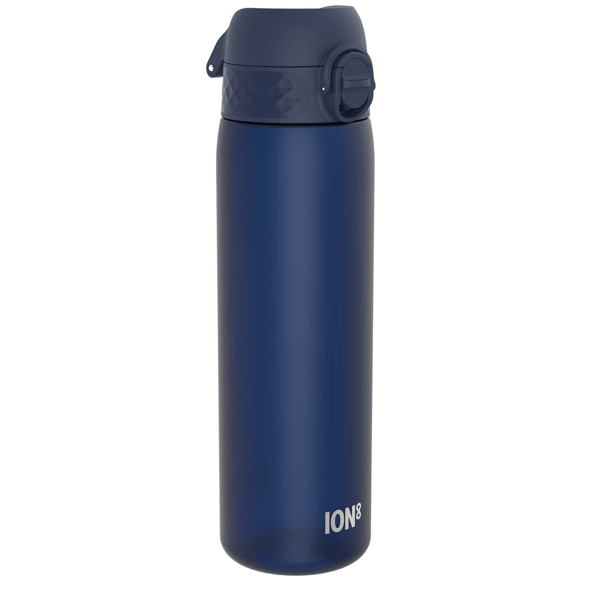 Ion8 Water Bottle, 500 ml/18 oz, Leak Proof, Easy to Open, Secure Lock, Dishwasher Safe, Hygienic Flip Cover, Carry Handle, Fits Cup Holders, Easy Clean, Hot Pink