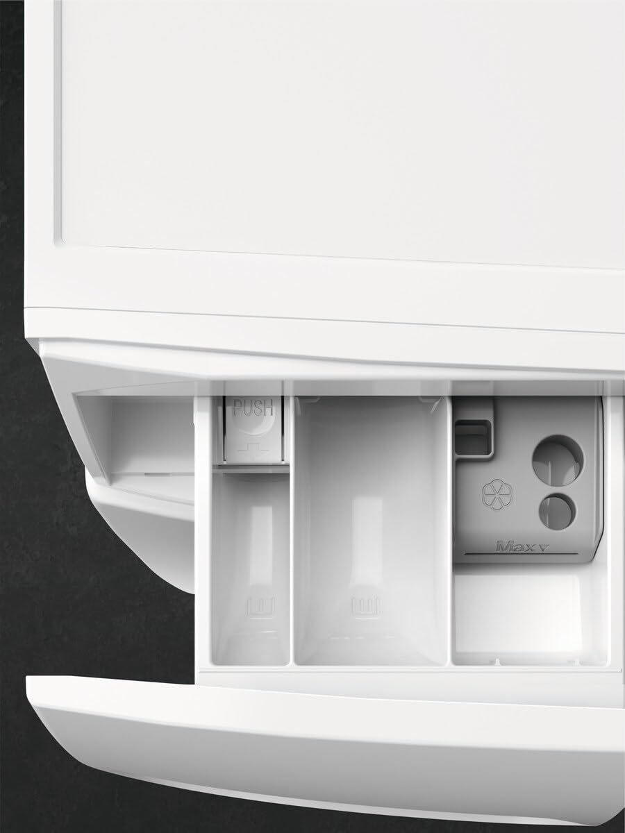 AEG 6000 Series Washing Machine 8kg LFR61844B, ProSense, TimeSave, Extra-Quick, Freestanding Washing Machine, 8kg Load, 1400rpm Spin, Inverter Motor+, Energy Rating A, White