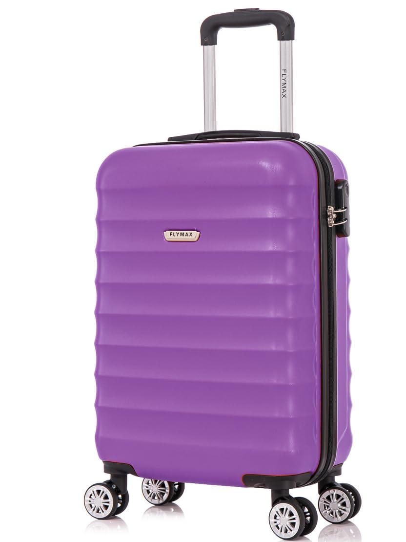 FLYMAX 55x40x20 Ryanair Cabin Bag Hand Luggage Lightweight Suitcase Approved Carry on Luggage Case 2.5KG 40L Royal