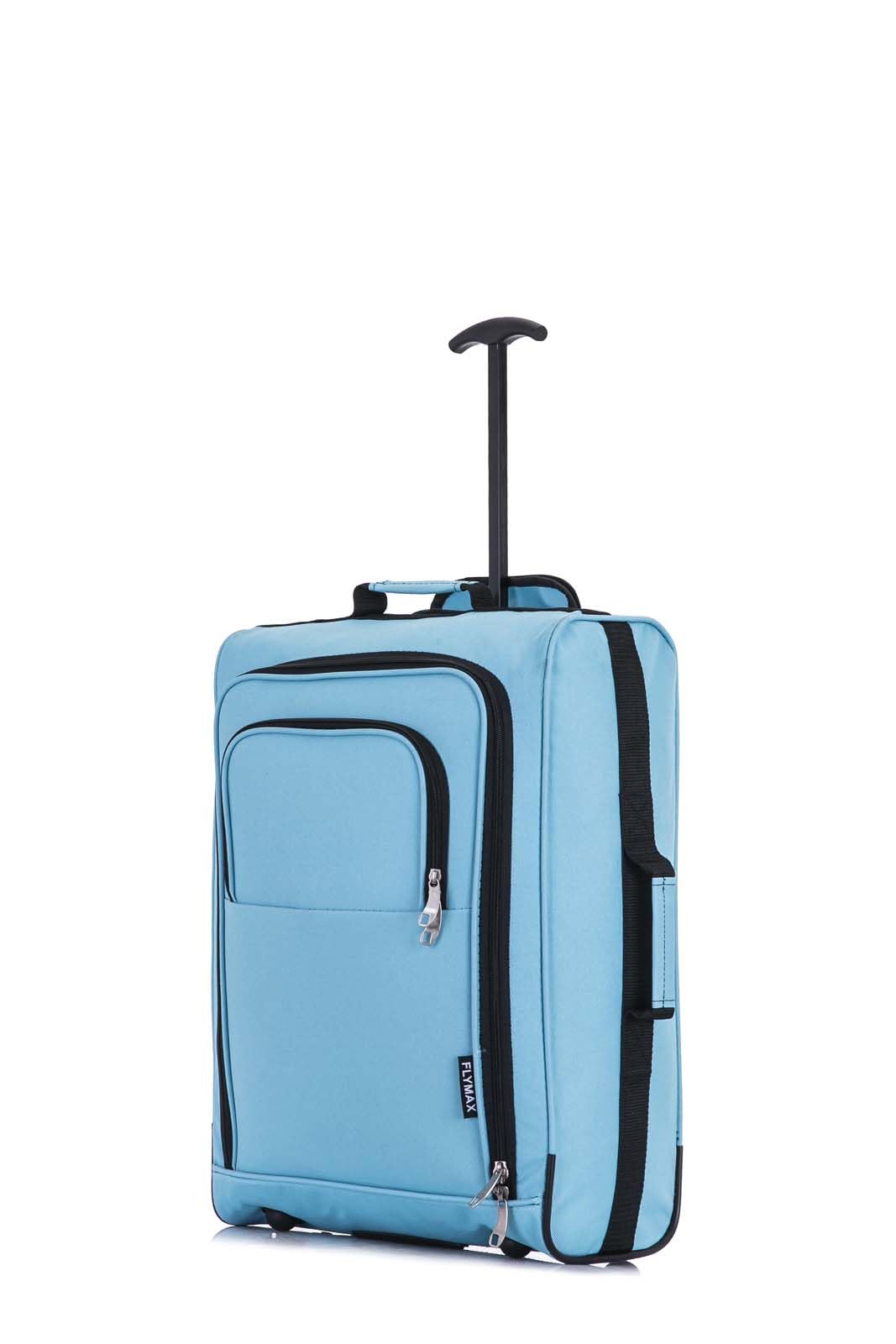 Easyjet 45x36x20 Carry on Suitcase Approved Underseat Cabin Bag Case Lightweight Hand Luggage 1.3kg 33L Black