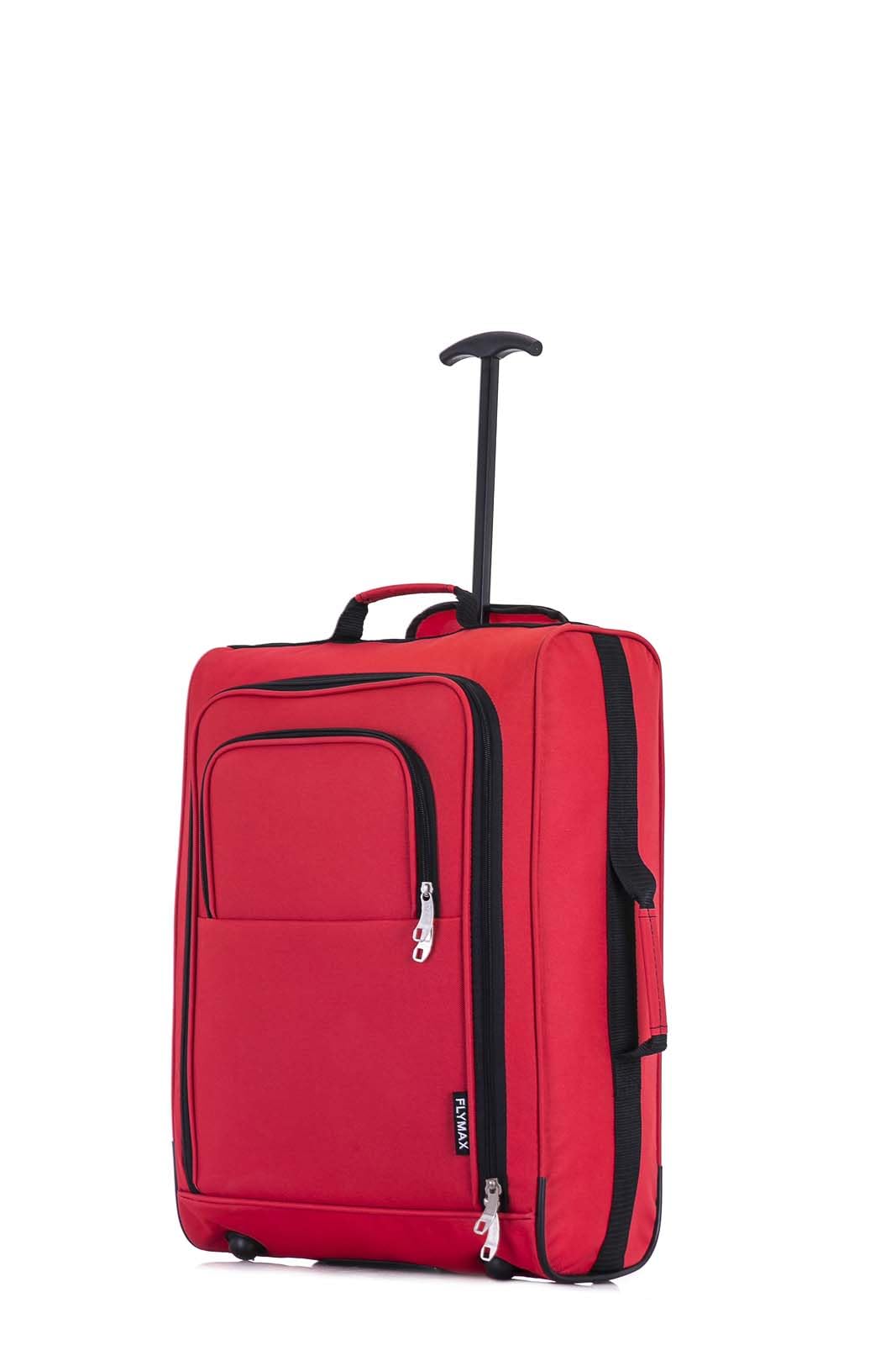 Easyjet 45x36x20 Carry on Suitcase Approved Underseat Cabin Bag Case Lightweight Hand Luggage 1.3kg 33L Black