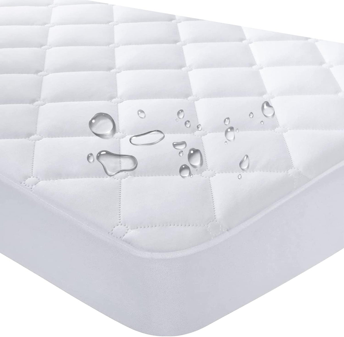 Yoofoss Waterproof Mattress Cover - Fitted Crib Mattress Protector - Hypoallergenic Baby Bed Sheet (60 X 120CM)