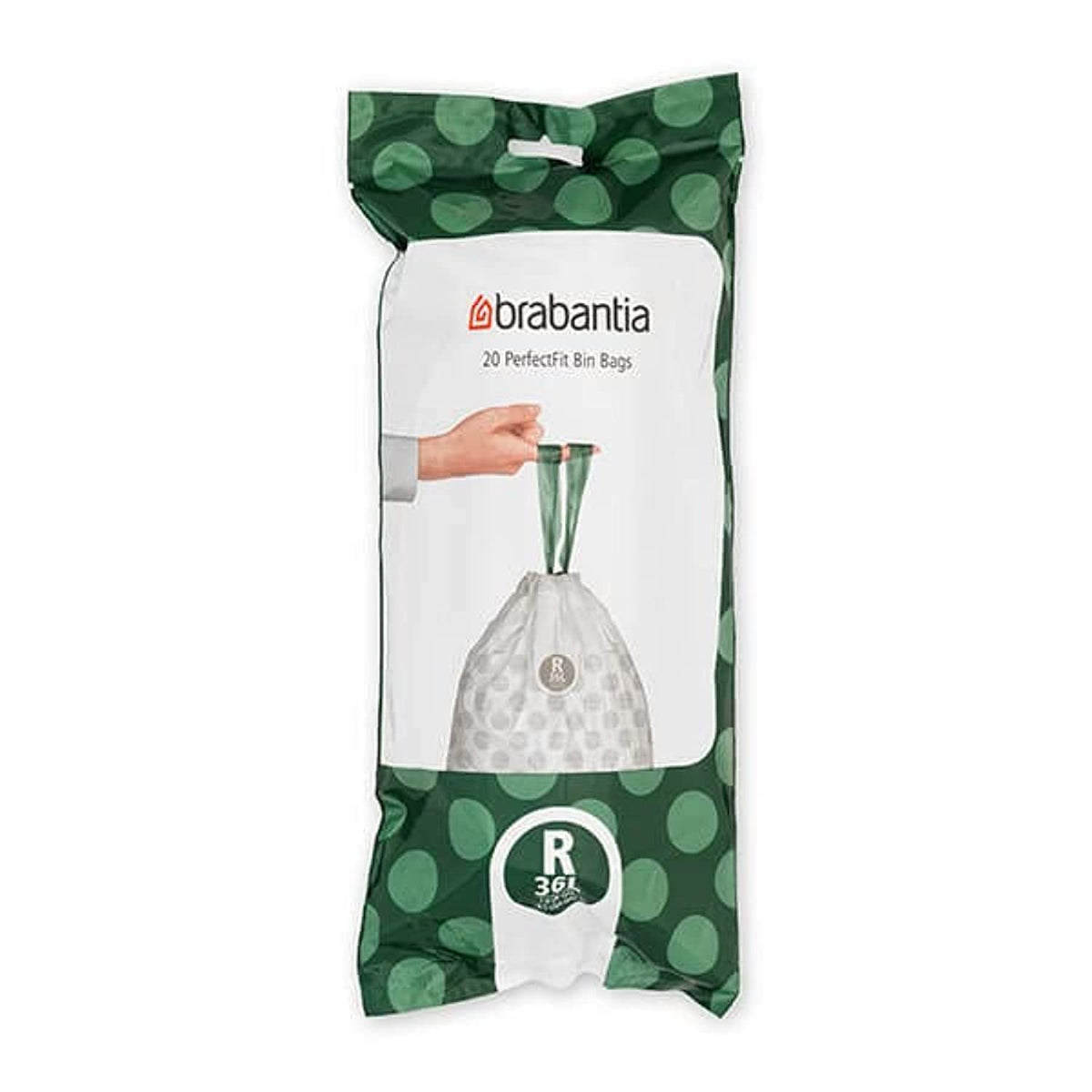 Brabantia Heavy Duty Perfect Fit Bin Liners (5 Packs of 20) 10-12 Litre