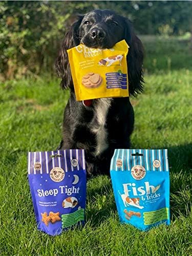 Laughing Dog - Sleep Tight - Naturally Grain Free Oven-Baked Dog Treats, Gluten Free With No Added Sugar - Purple,125g