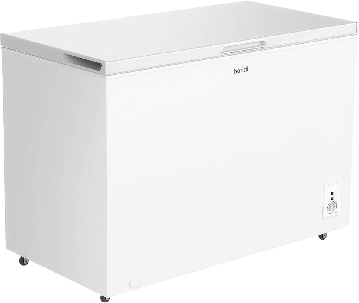 Baridi 299L Freestanding Chest Freezer with Adjustable Thermostat, Black - DH261