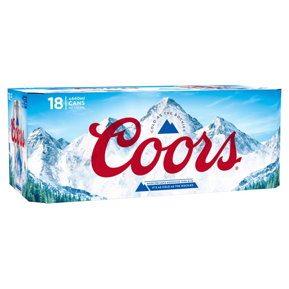 Coors Lager Beer 24 x 500 ml (cans)