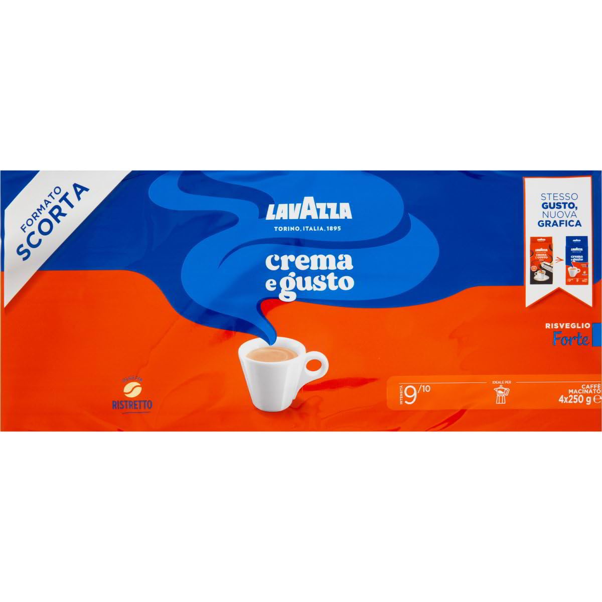 Lavazza CREAM AND AROMA KAWA ZIARNISTA 1000G