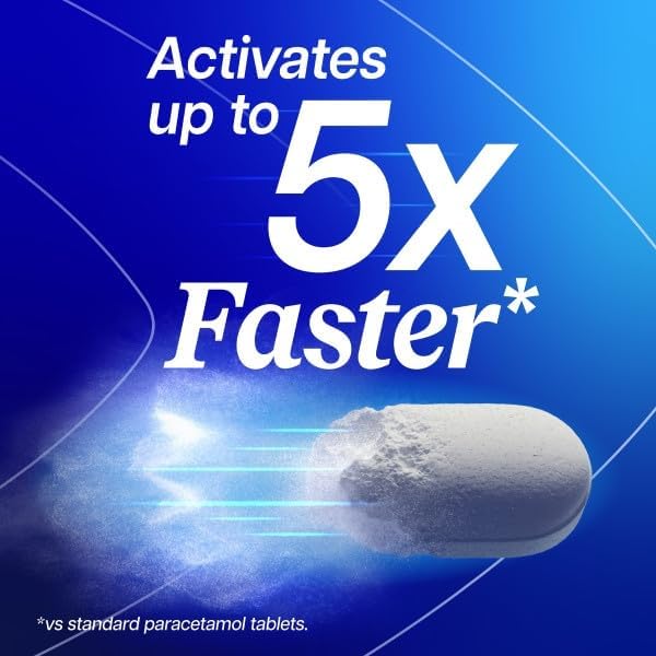 Panadol Advance Painkillers, 500mg Paracetamol Tablets, Pain Relief for Migraines, Headaches, Backache, Period Pain and Toothache, Pack of 16