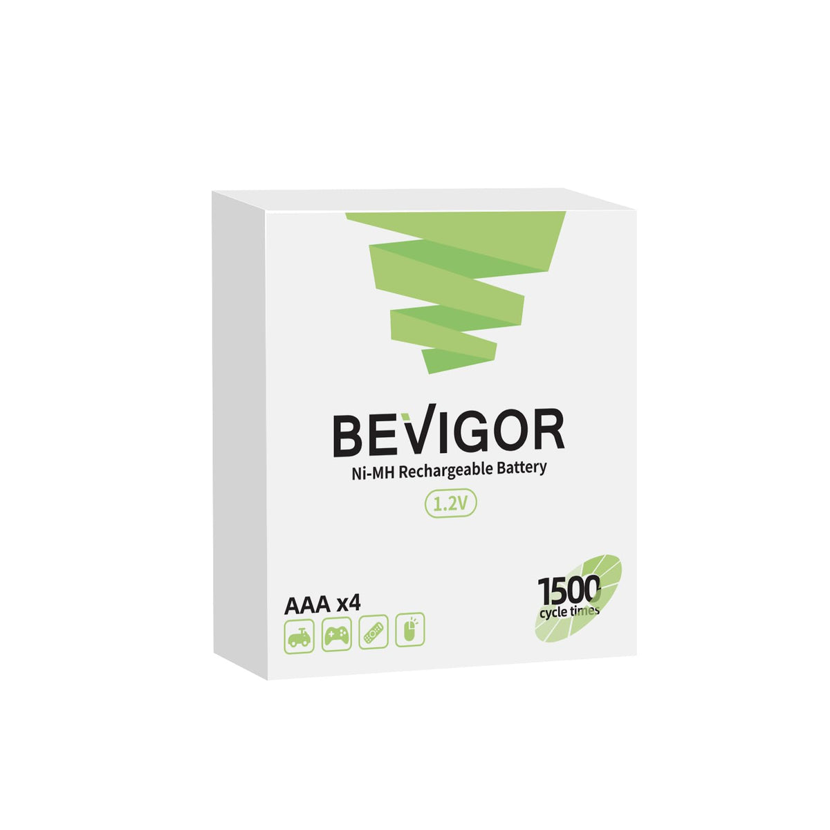 BEVIGOR AA Rechargeable Batteries 8 Pack, 1500 Cycles 2800mAh 1.2V High Capacity AA Ni-MH Rechargeable Batteries, Precharged