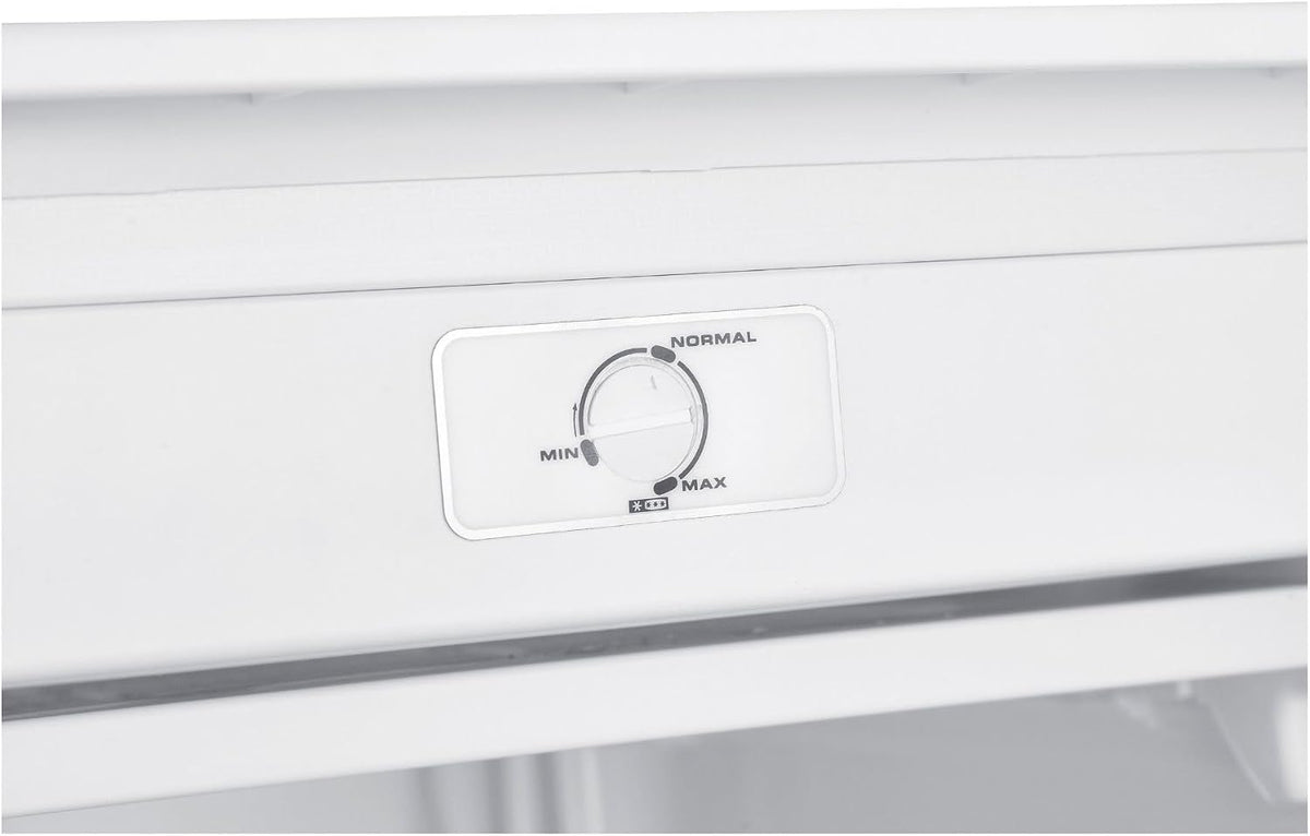 Teknix UC48F2W Freestanding Undercounter Freezer - 48cm Width / 60 Litre Capacity - Suitable for Outbuildings - 3 Large Compartments - 4 Star Freezer Rating - White